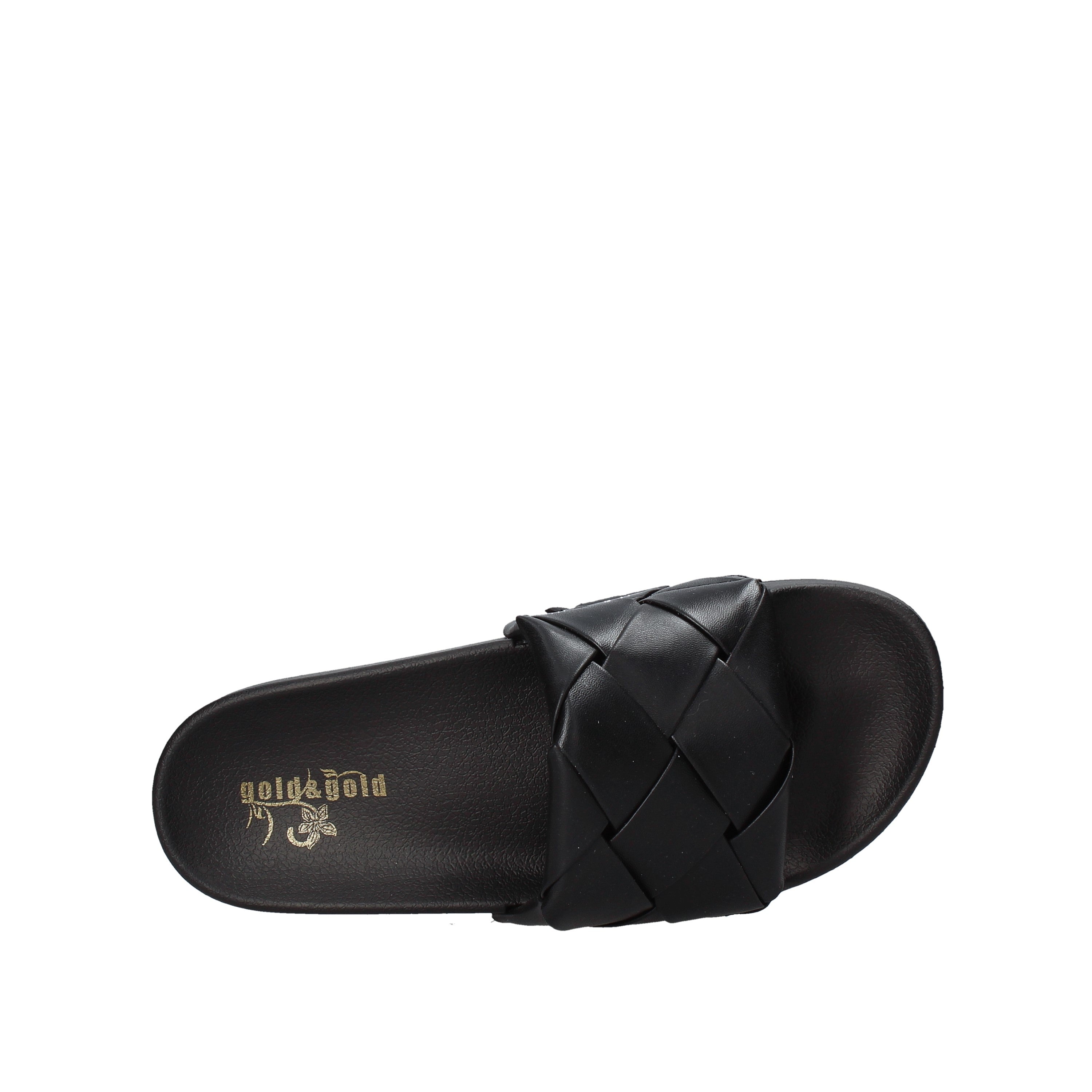 Sandali Nero Gold&gold
