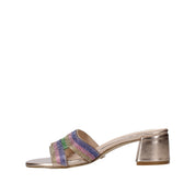Sandali tacco Oro Gold&gold