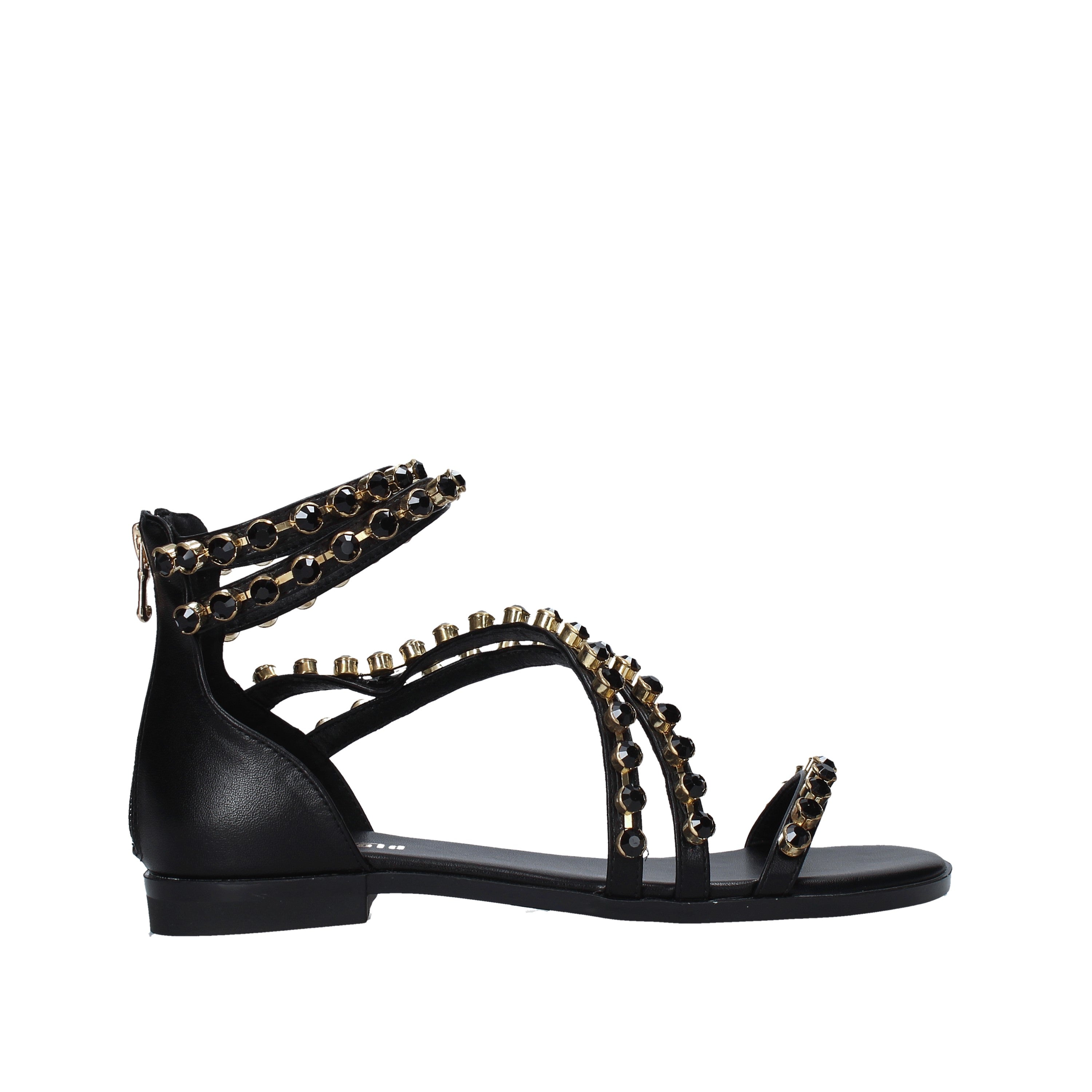 Sandali Nero Gold&gold