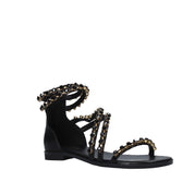 Sandali Nero Gold&gold