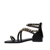 Sandali Nero Gold&gold