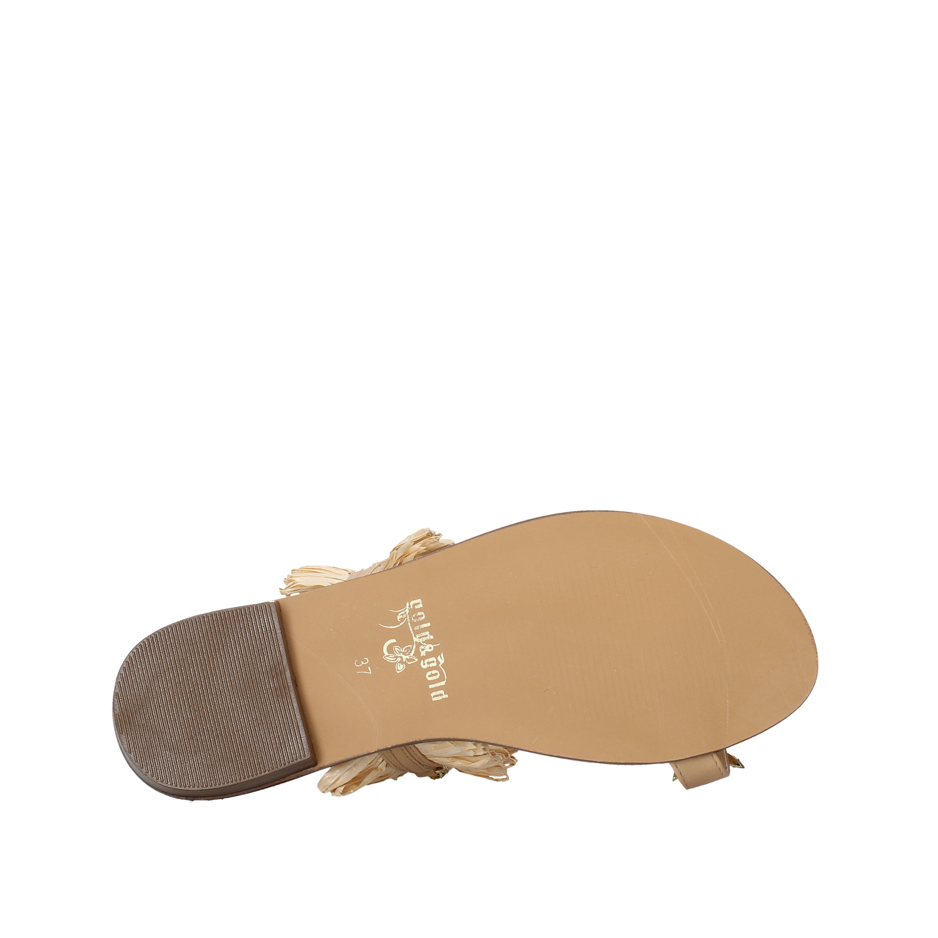 Infradito Beige Gold&gold