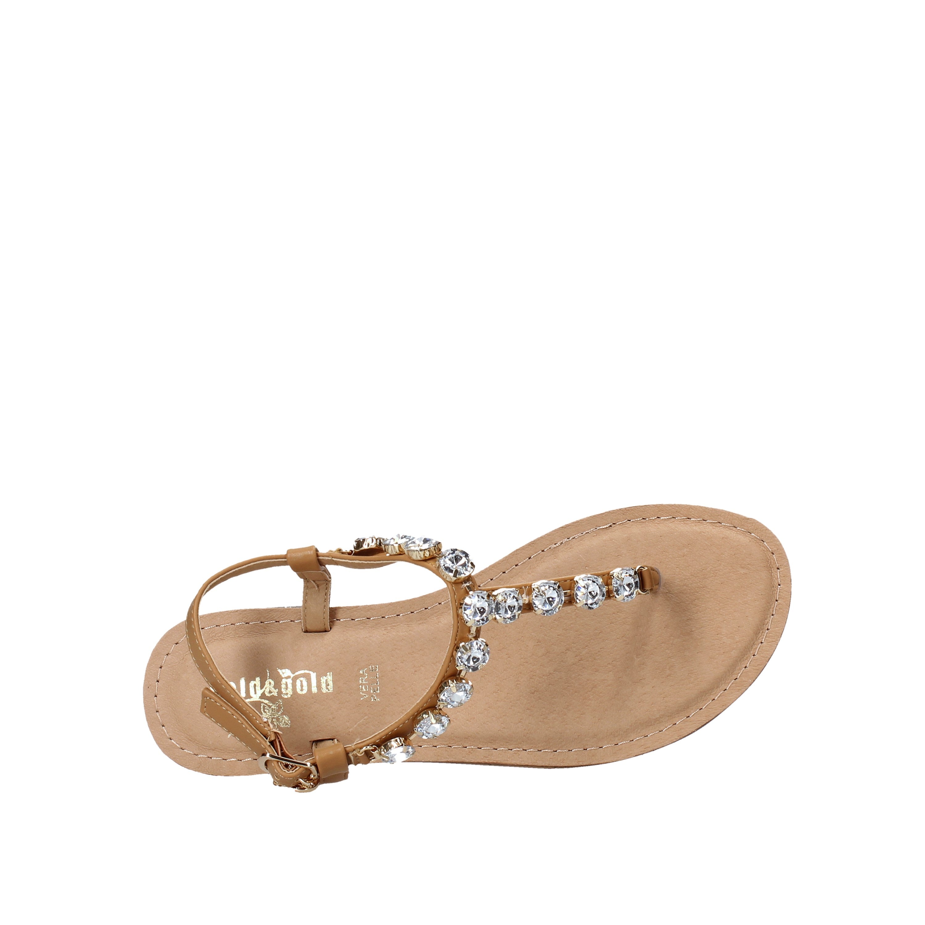 Infradito Marrone Gold&gold