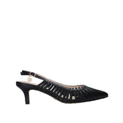 Sandali tacco Nero Gold&gold