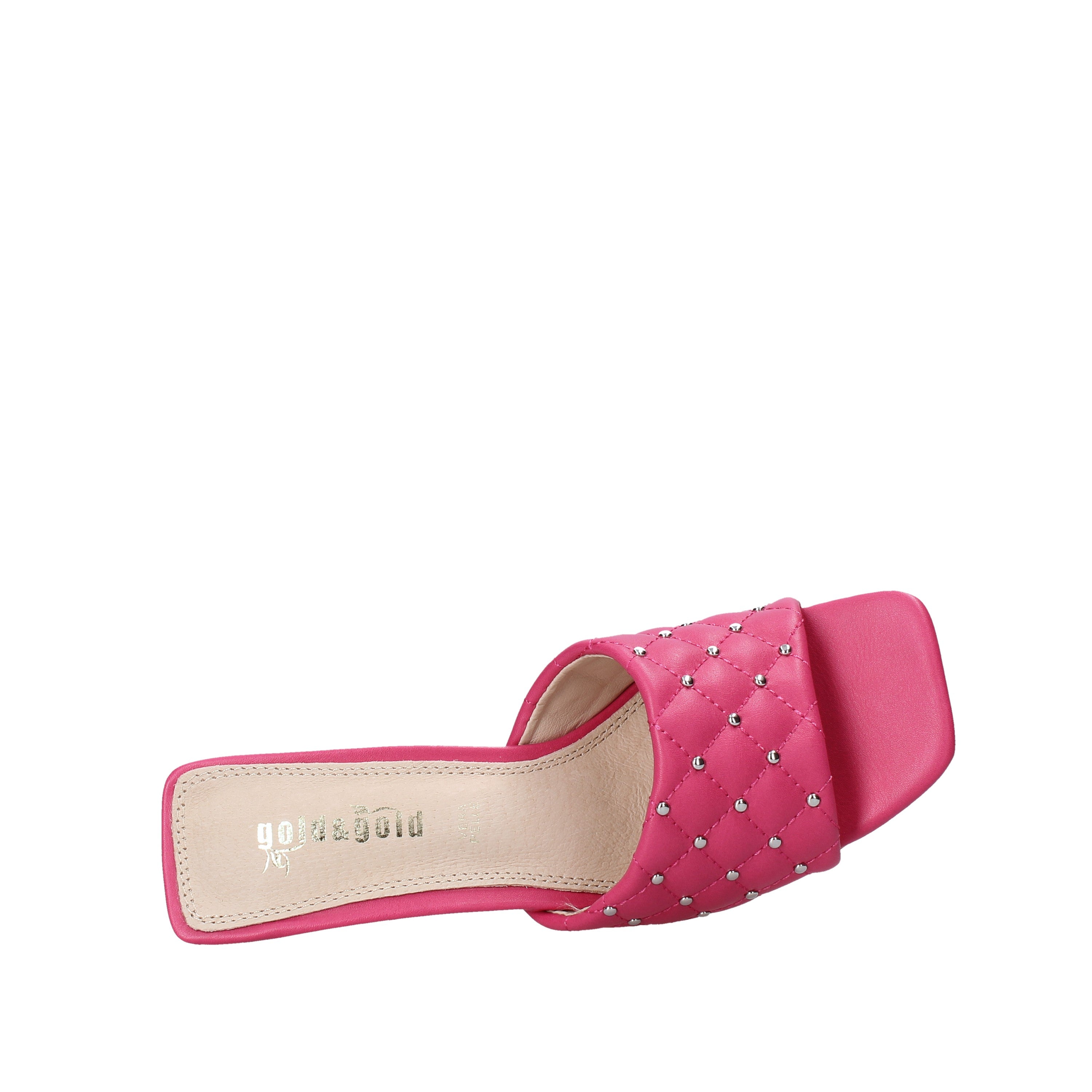 Sandali tacco -- Gold&gold