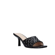 Sandali tacco Nero Gold&gold