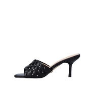 Sandali tacco Nero Gold&gold