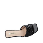 Sandali tacco Nero Gold&gold