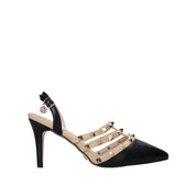 Sandali tacco Nero Gold&gold