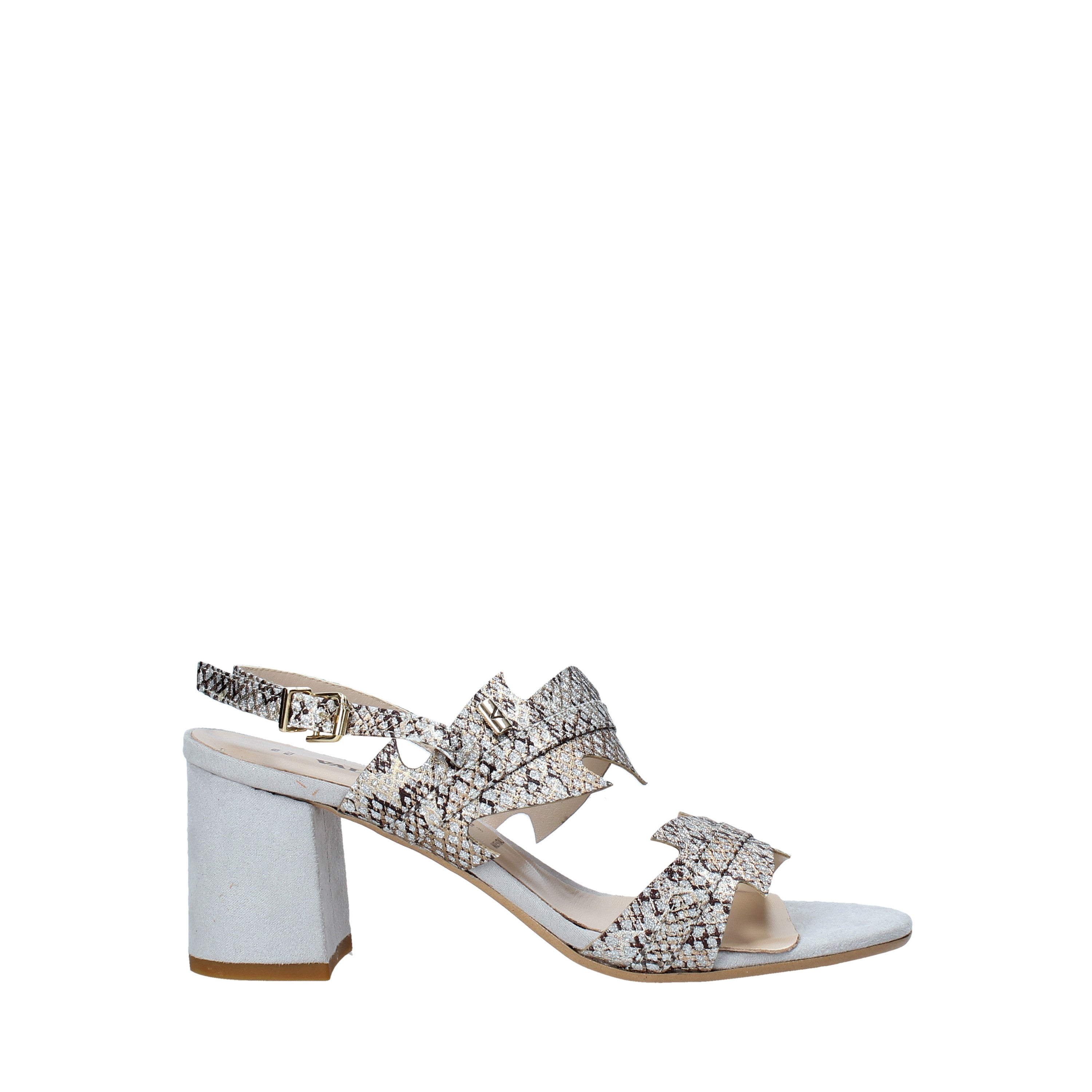 Sandali tacco Grigio Valleverde