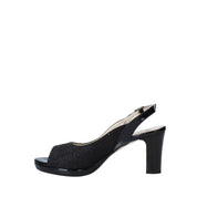 Sandali tacco Nero Valleverde