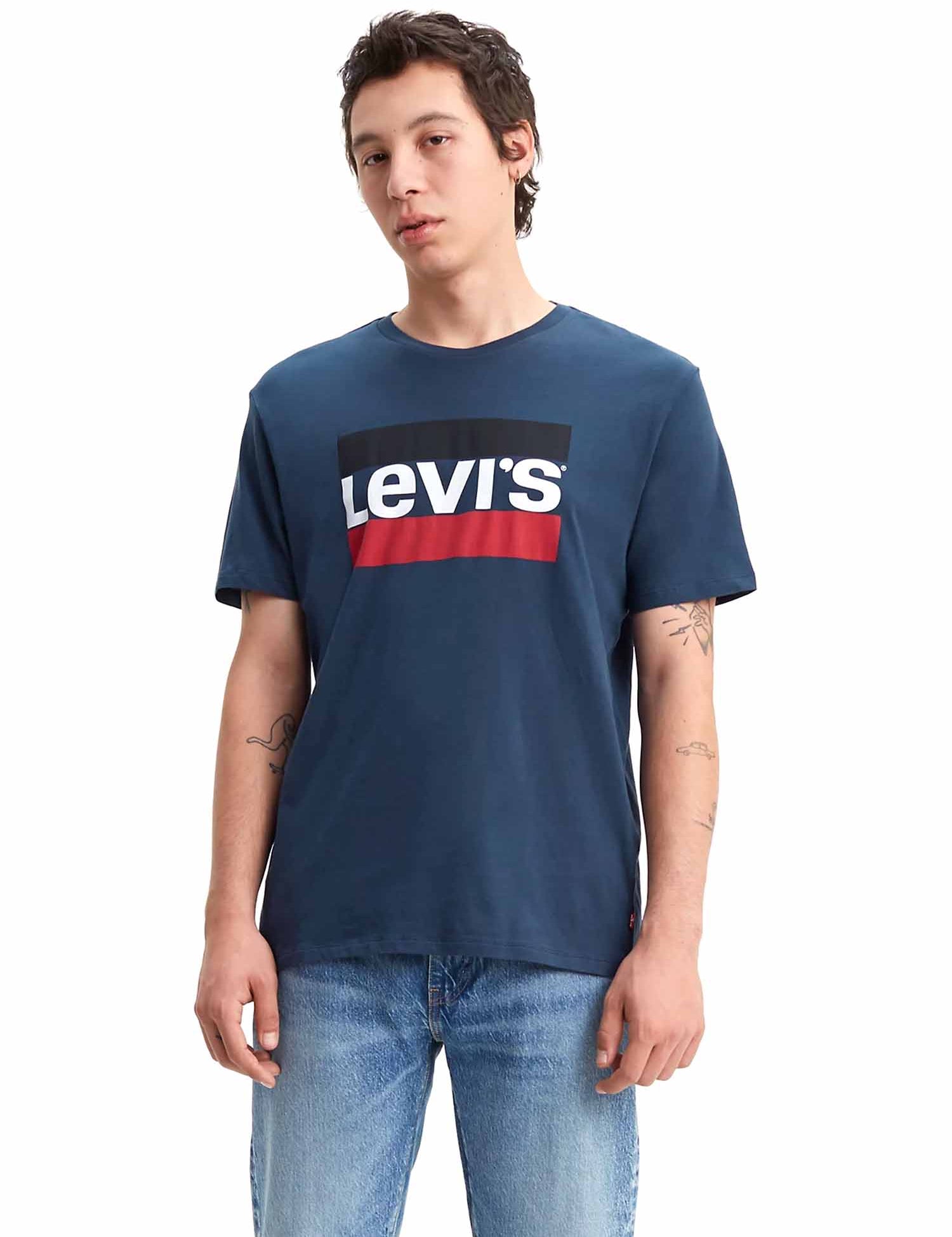 T-shirt Blu Levi's