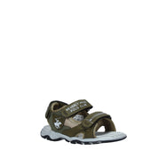 Sandali con strappi Verde Beverly Hills Polo Club