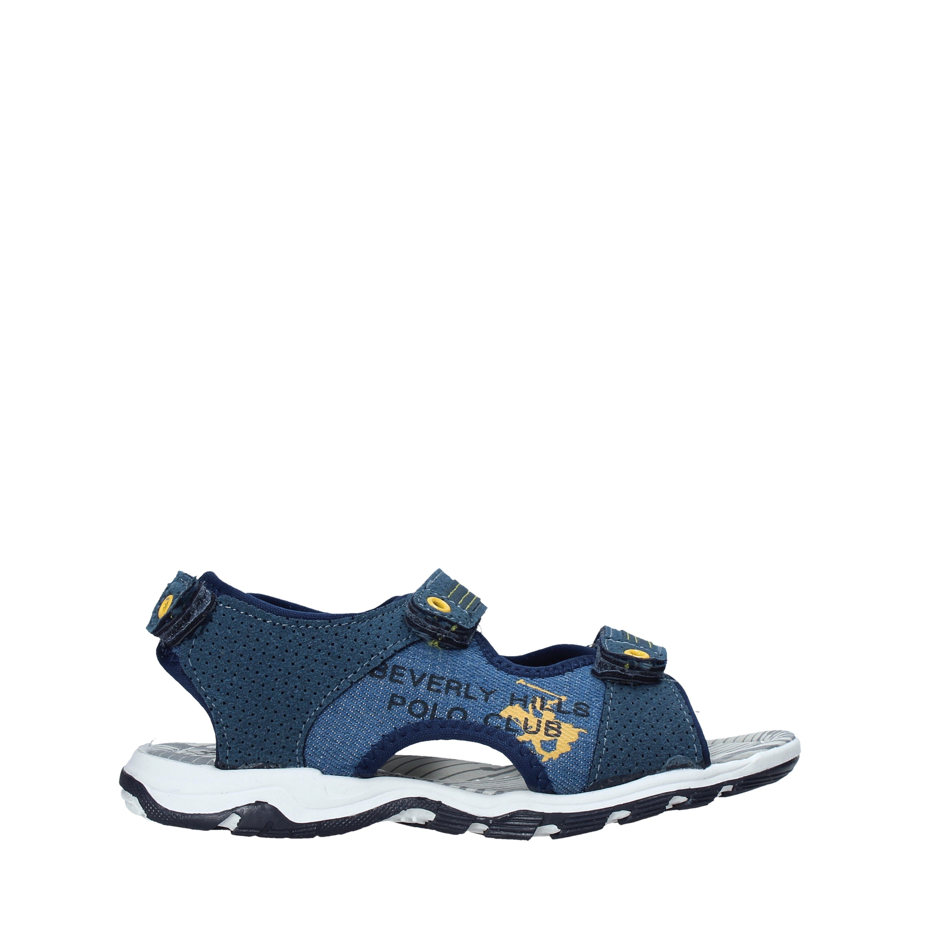 Sandali con strappi Blu Beverly Hills Polo Club