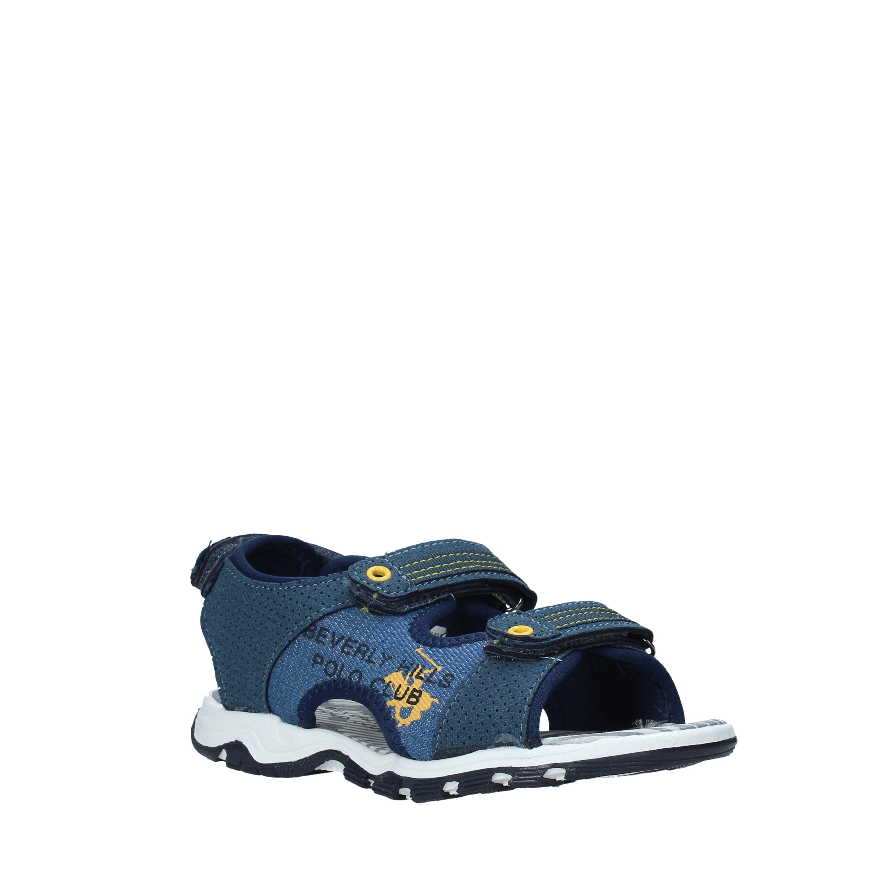 Sandali con strappi Blu Beverly Hills Polo Club