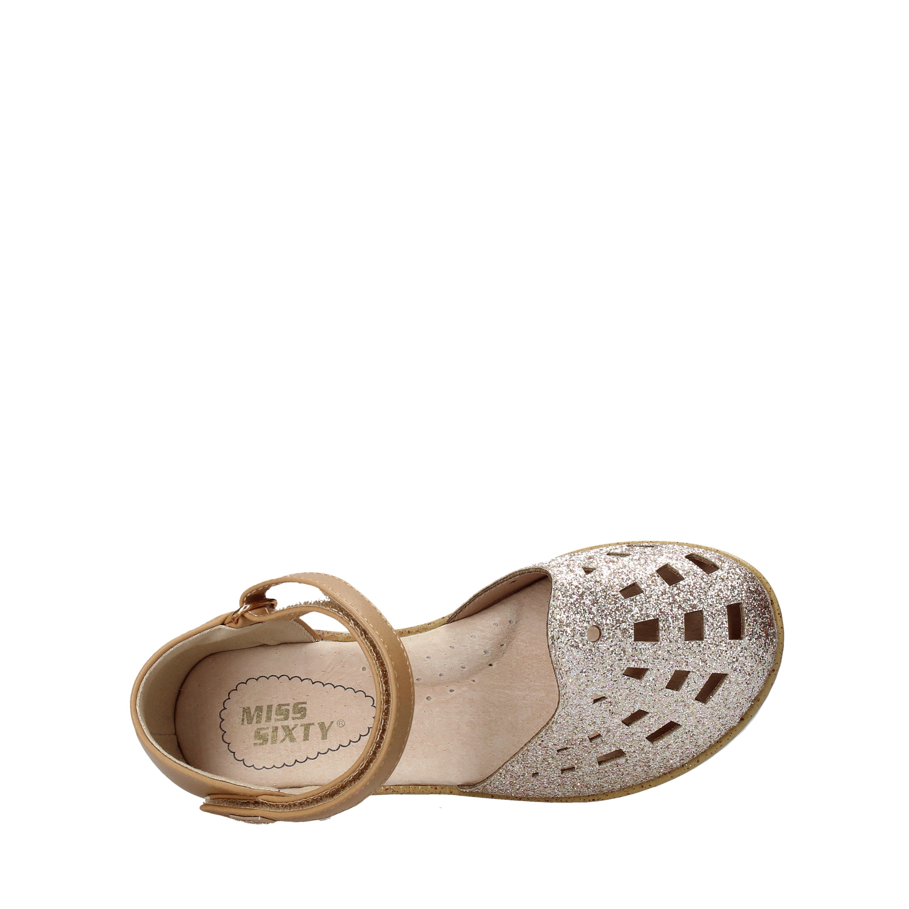 Sandali con strappi Dorato Miss Sixty