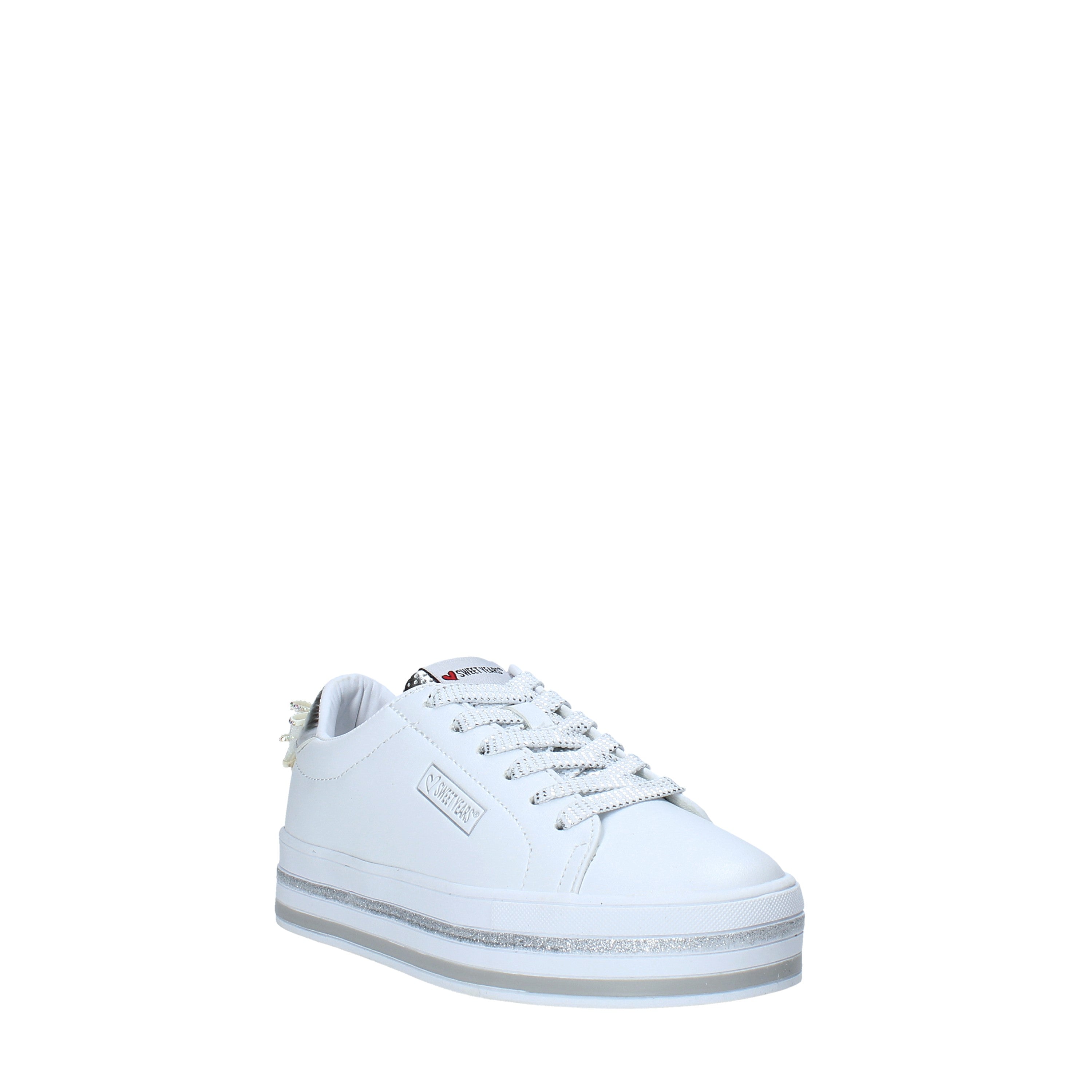 Sneakers Bianco Argento Sweet Years Junior