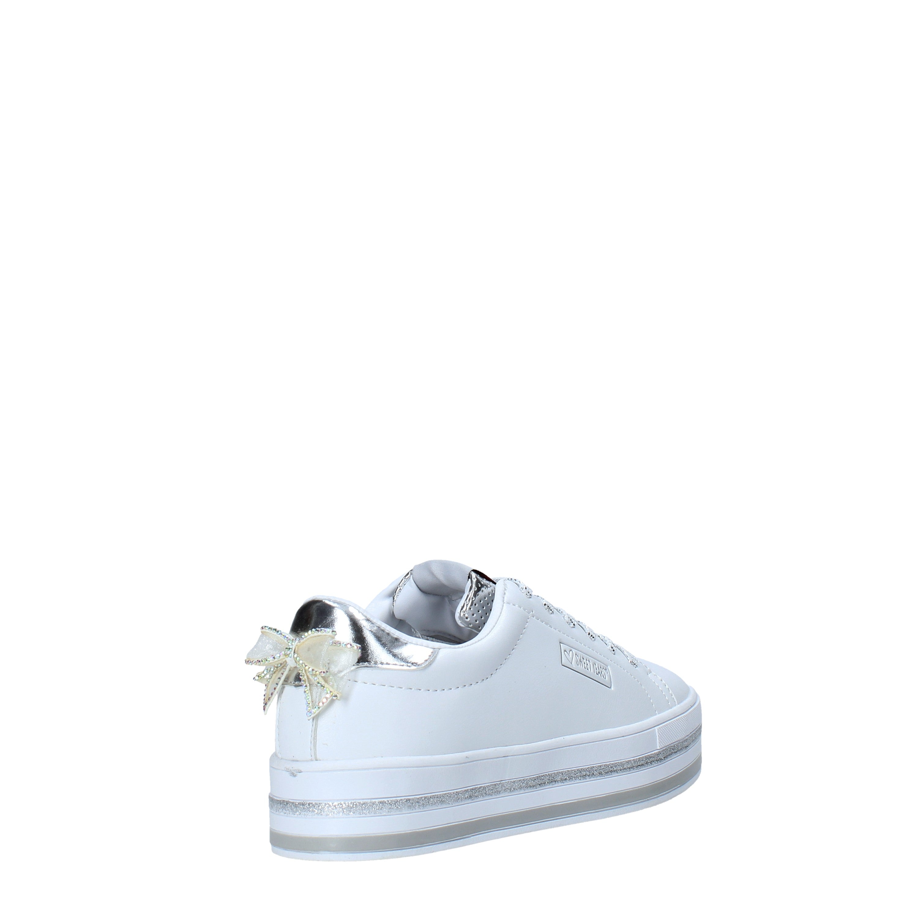 Sneakers Bianco Argento Sweet Years Junior