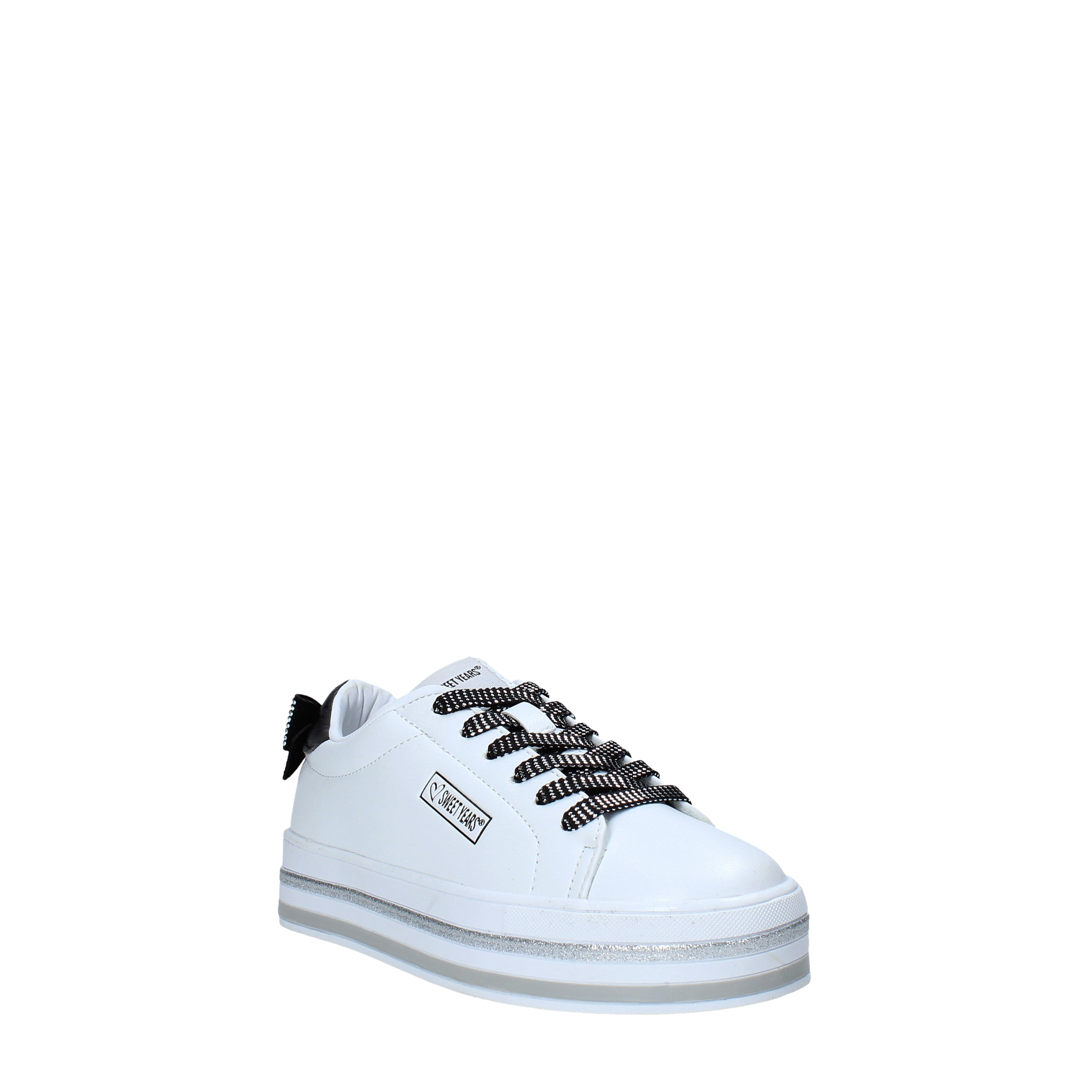 Sneakers Bianco Nero Sweet Years Junior
