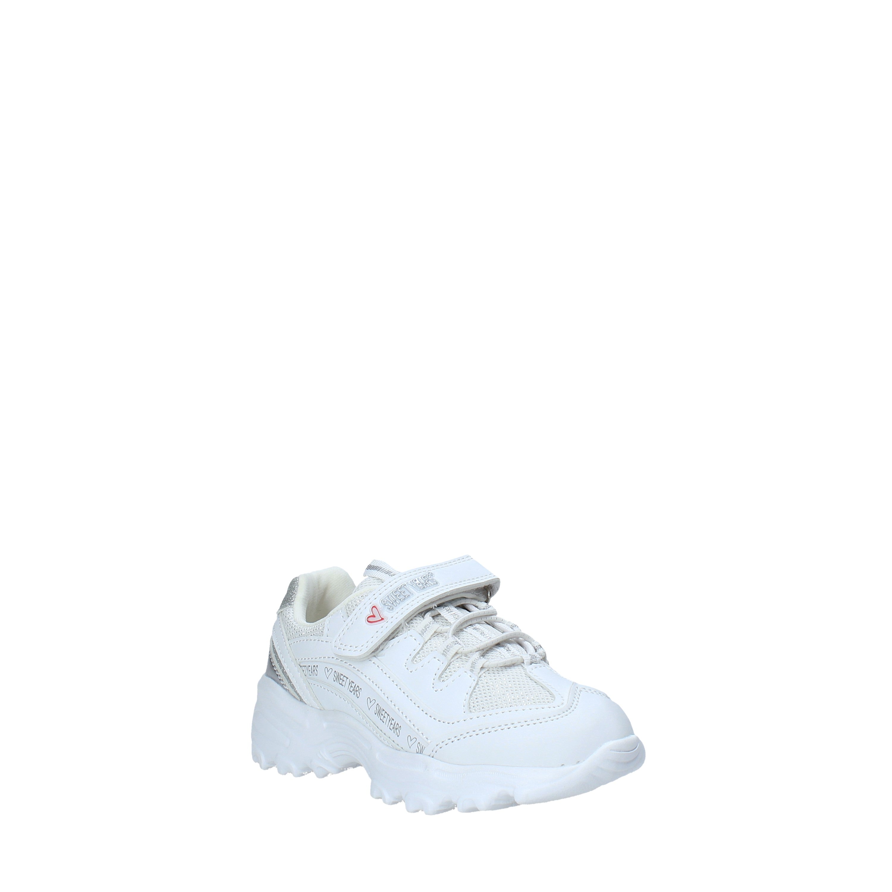 Scarpe con strappi Bianco Argento Sweet Years Junior