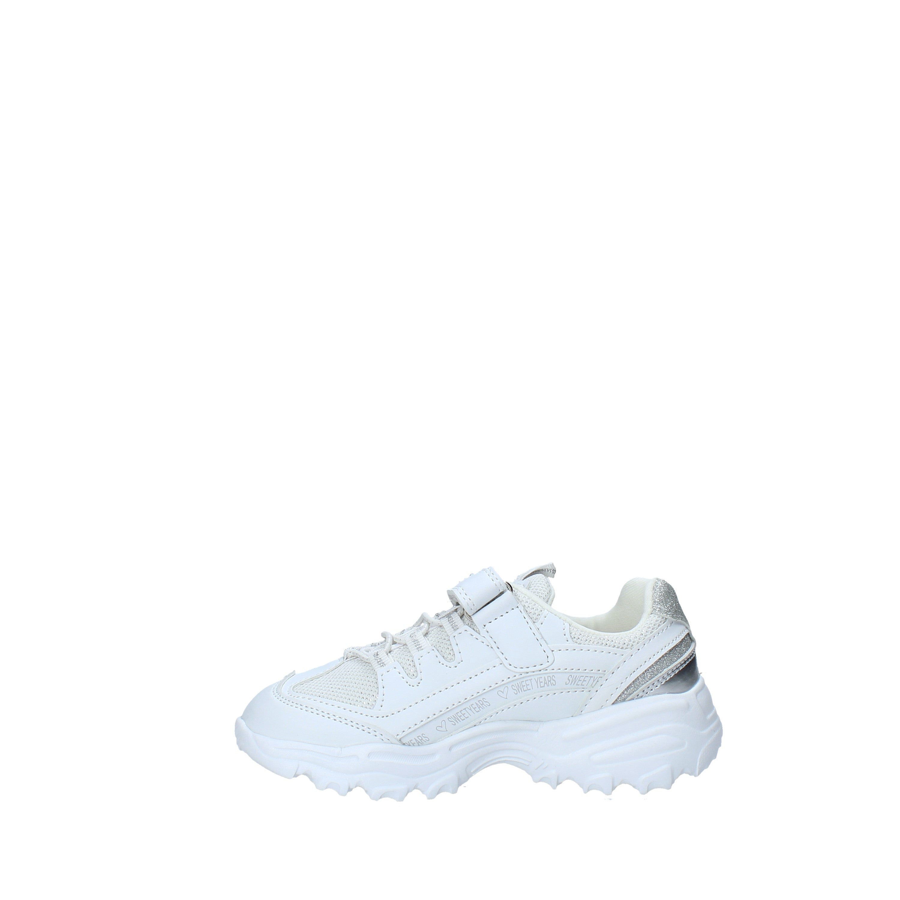 Scarpe con strappi Bianco Argento Sweet Years Junior