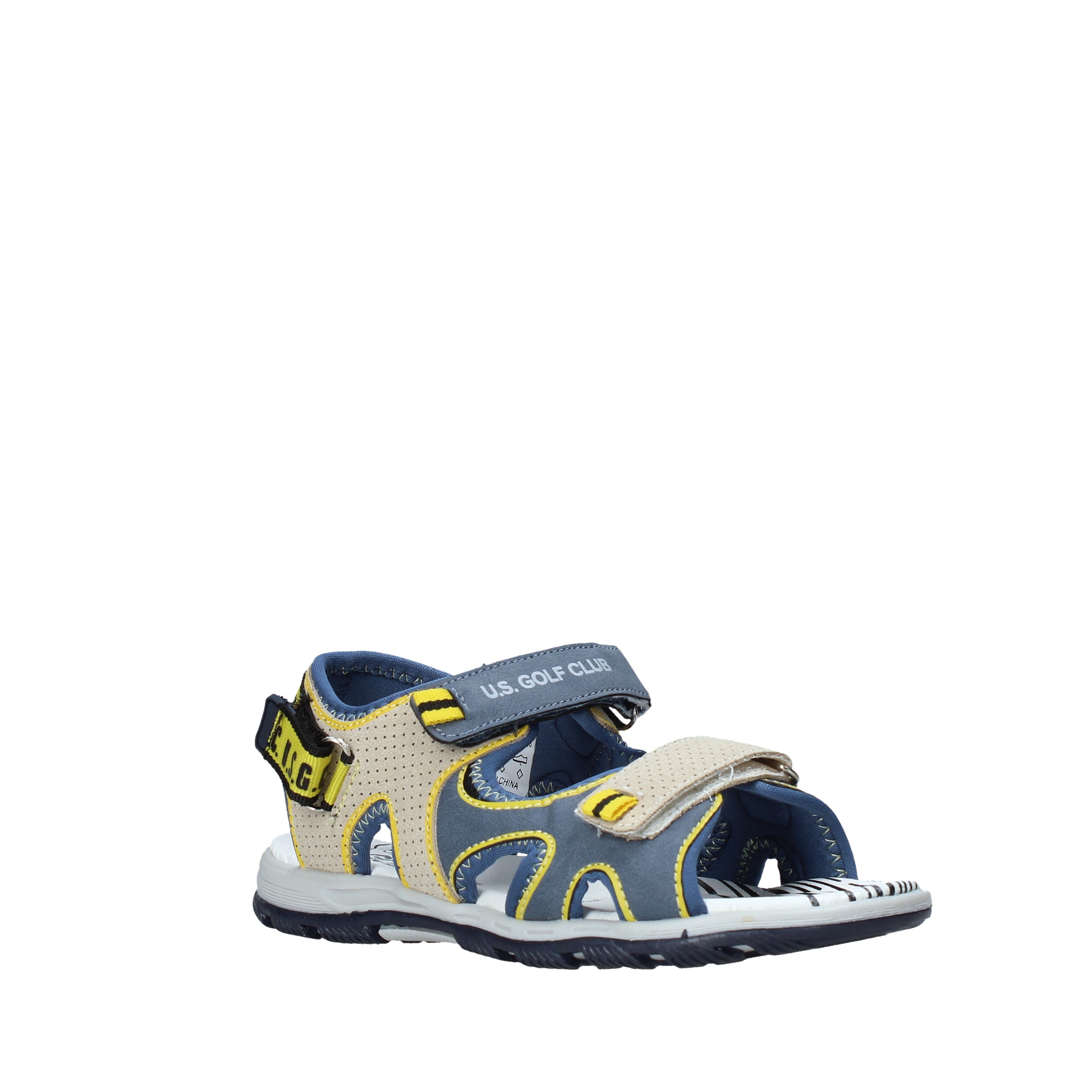 Sandali con strappi Blu U.s. Golf Kids
