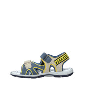 Sandali con strappi Blu U.s. Golf Kids