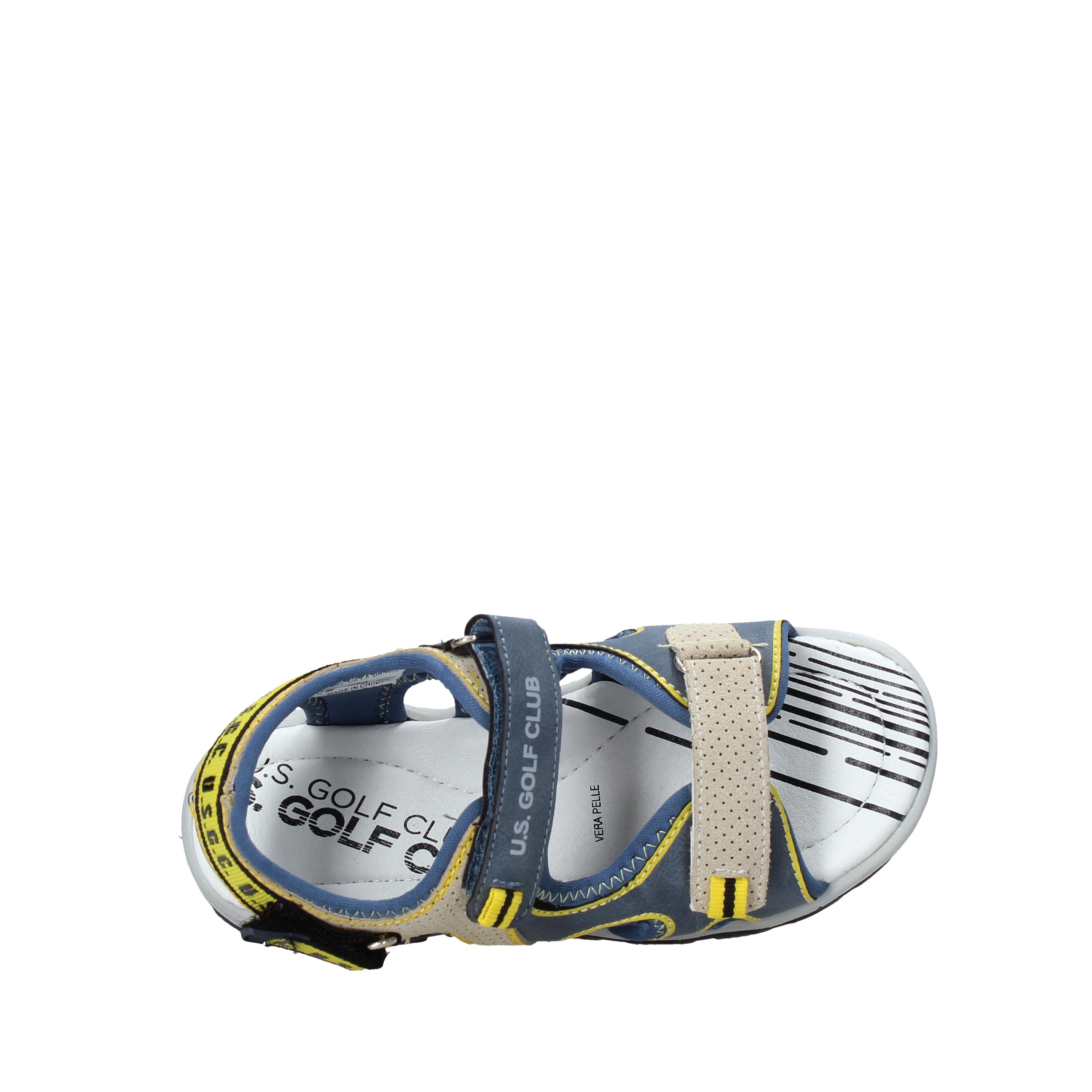 Sandali con strappi Blu U.s. Golf Kids