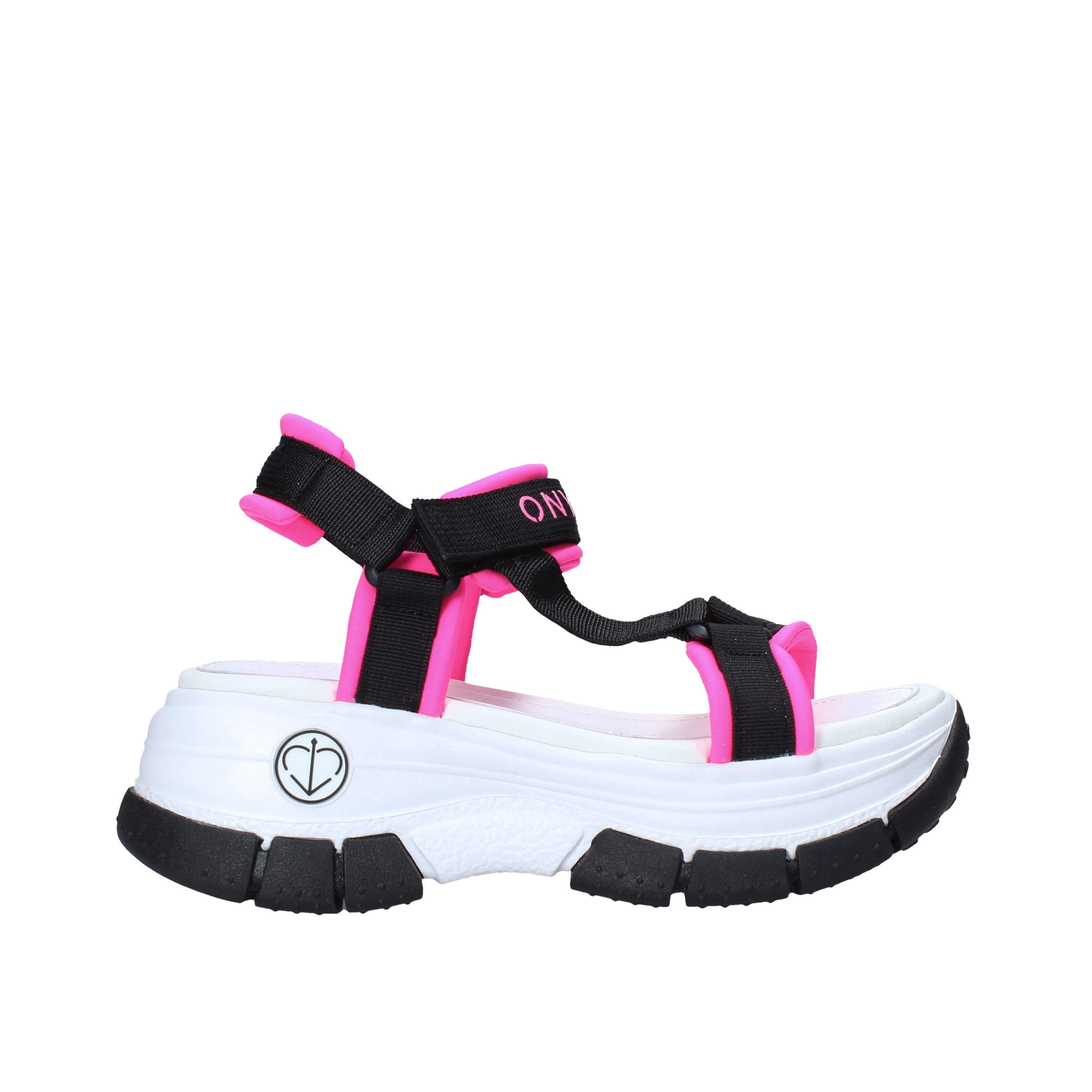 Sandali con strappi Nero Onyx