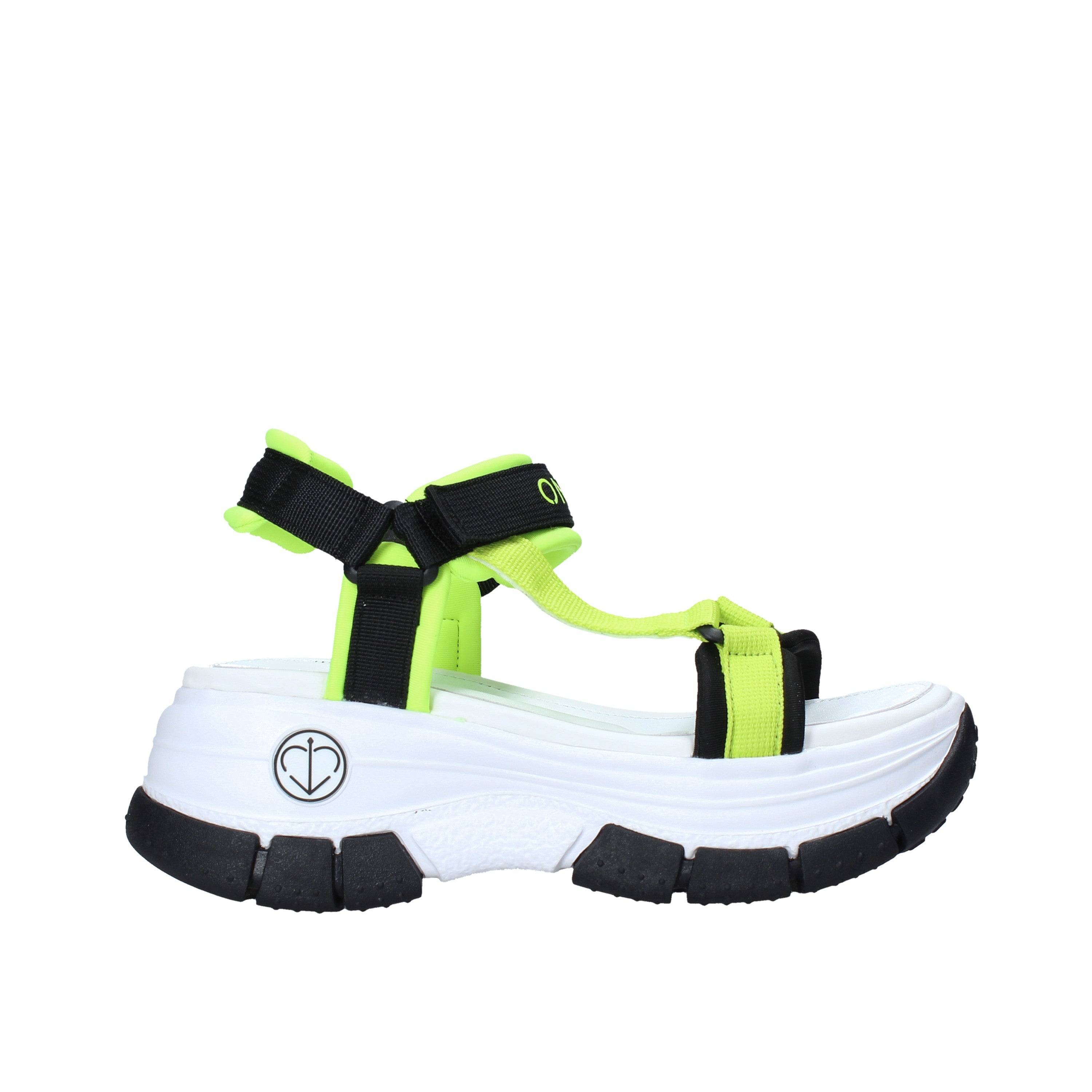 Sandali con strappi Giallo Onyx