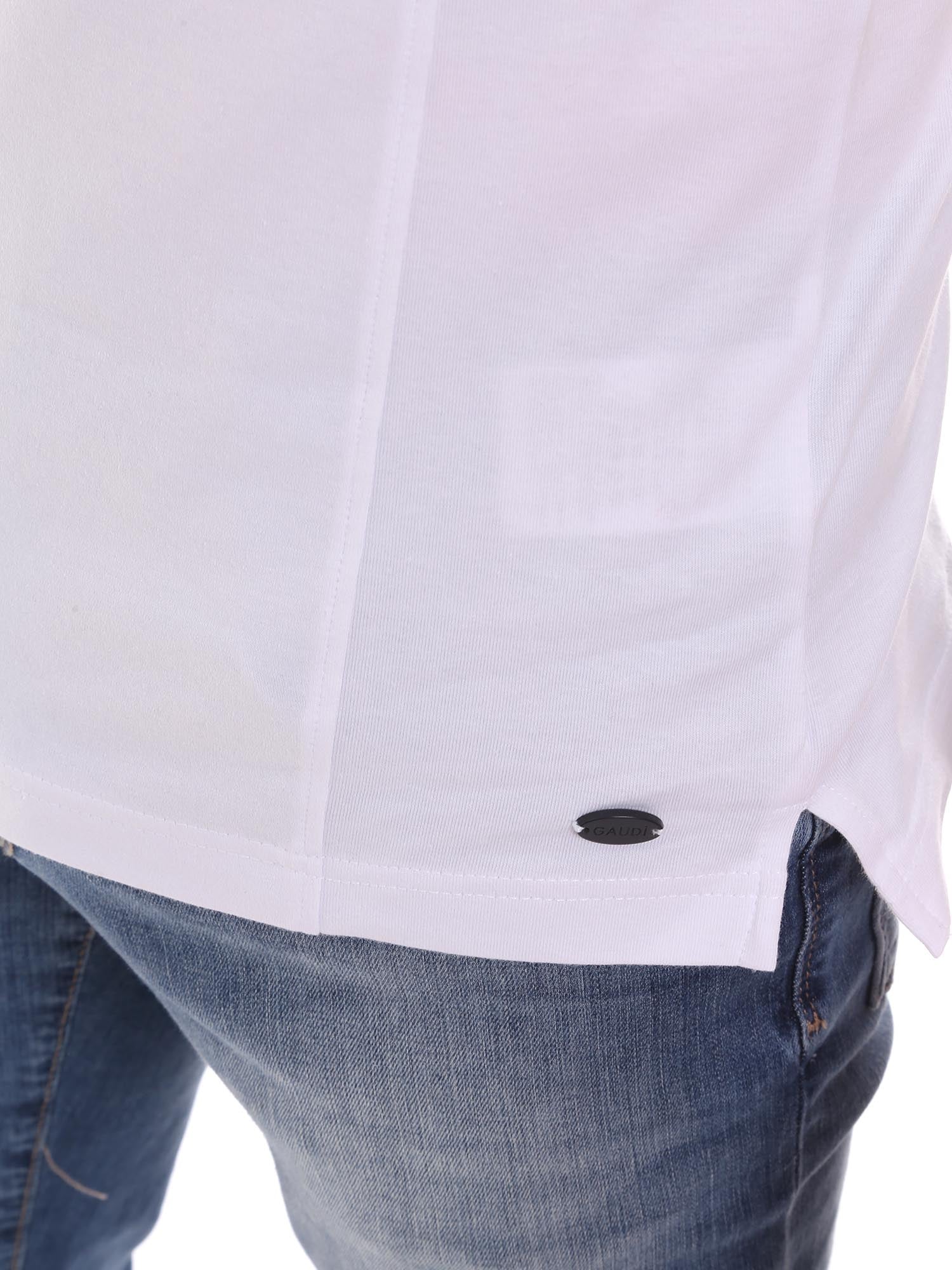 T-shirt Bianco Gaudi