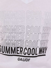 T-shirt Bianco Gaudi