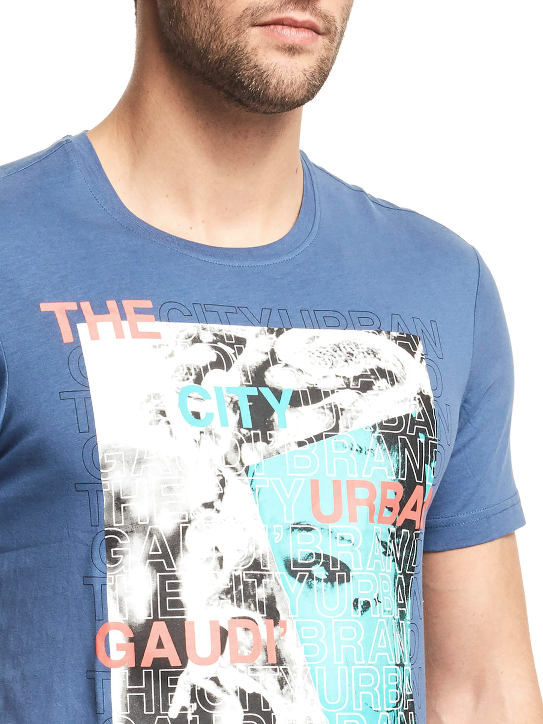 T-shirt Blu Gaudi