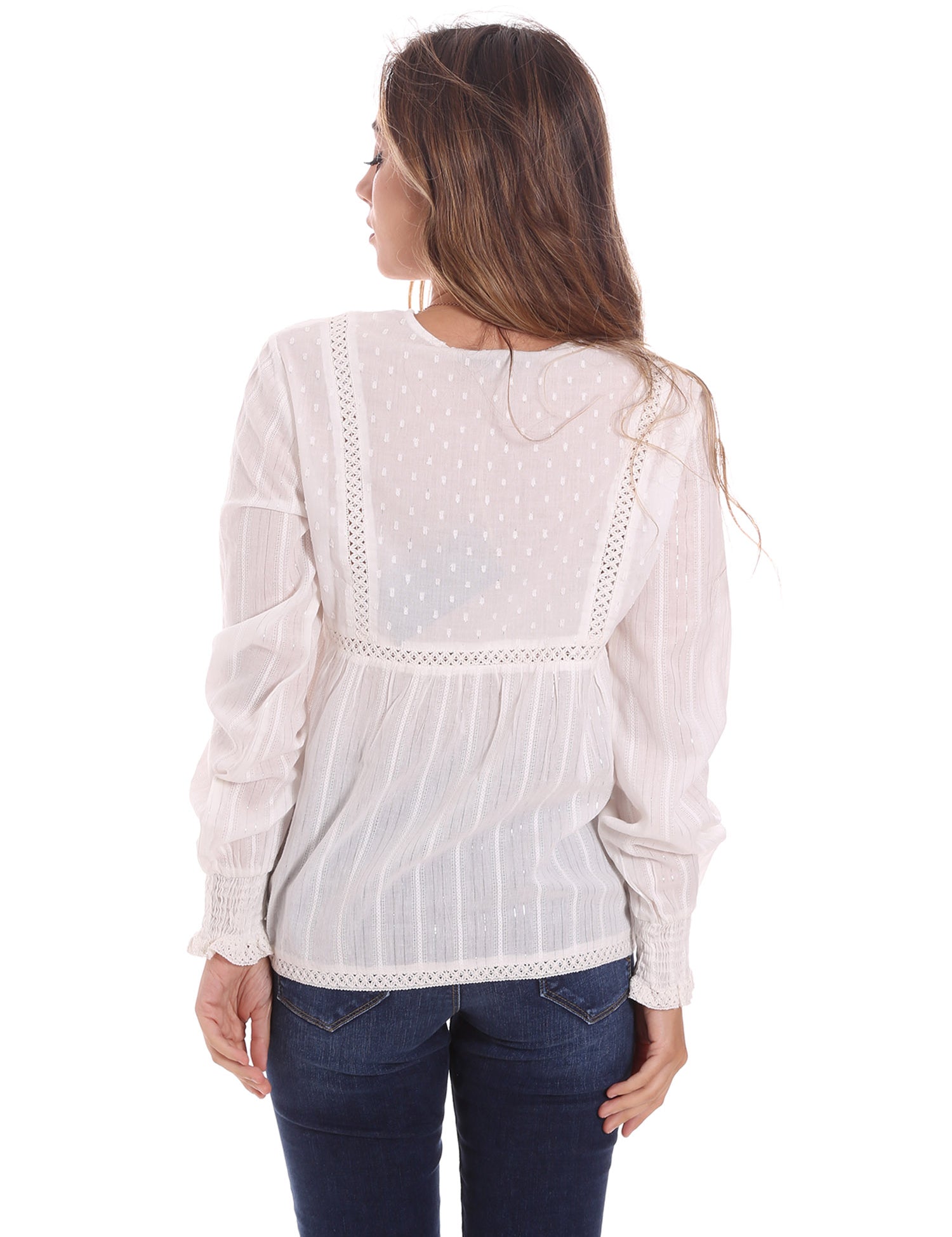 Bluse Bianco Gaudi Jeans