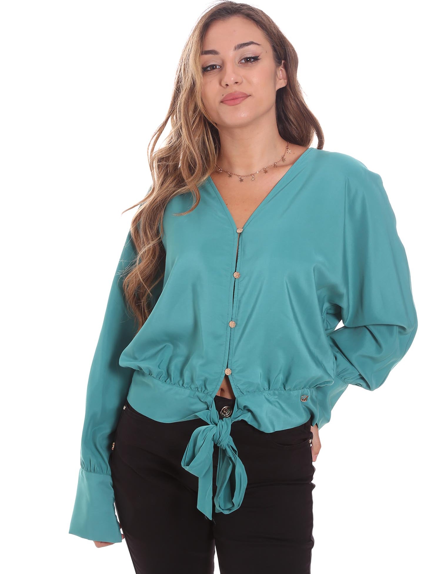 Camicie Verde Gaudi Jeans