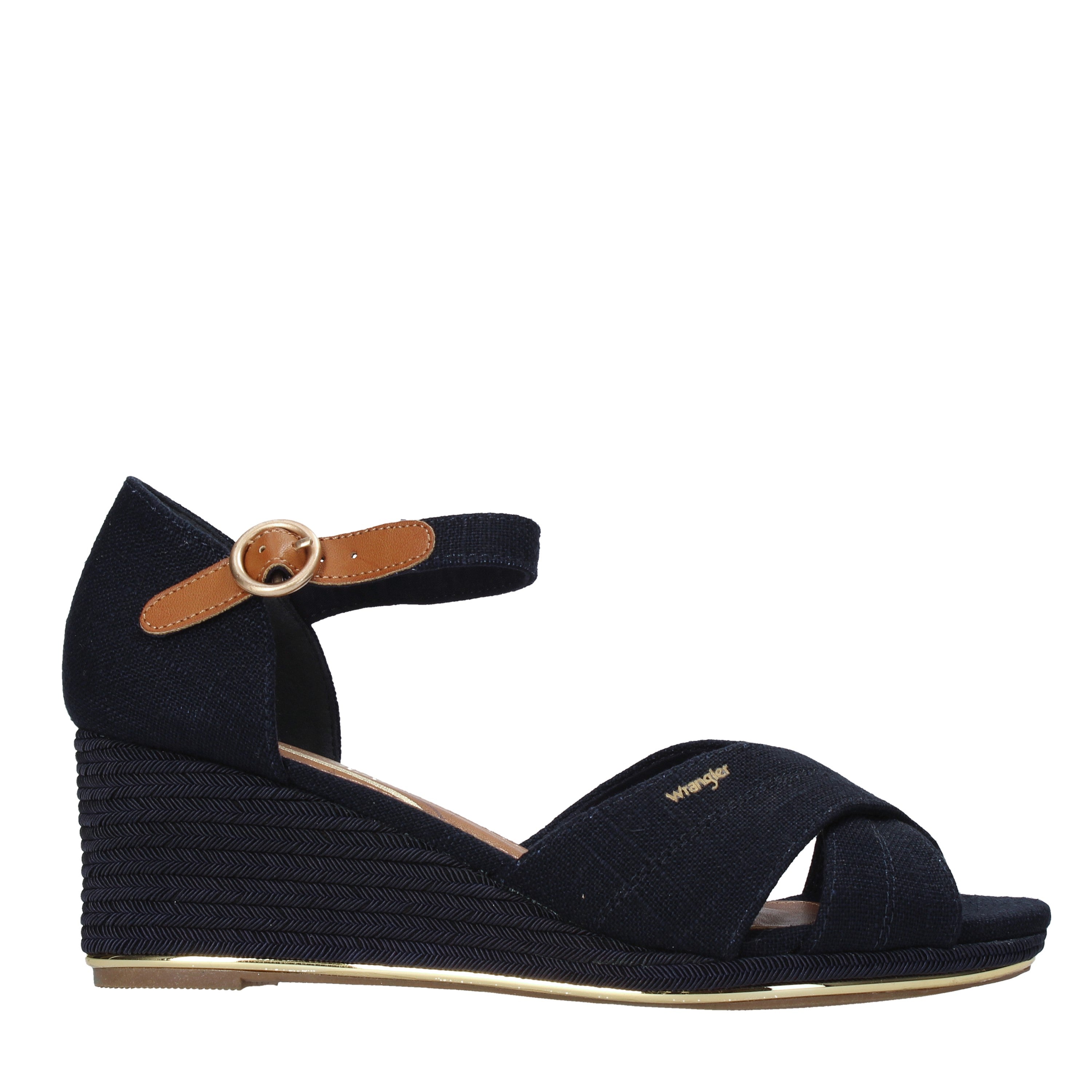 Sandali zeppa Blu Wrangler