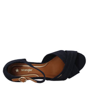 Sandali zeppa Blu Wrangler