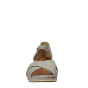 Sandali zeppa Beige Wrangler