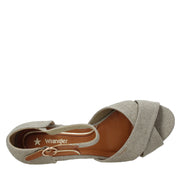 Sandali zeppa Beige Wrangler