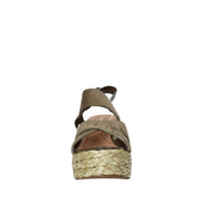 Sandali zeppa Verde Wrangler