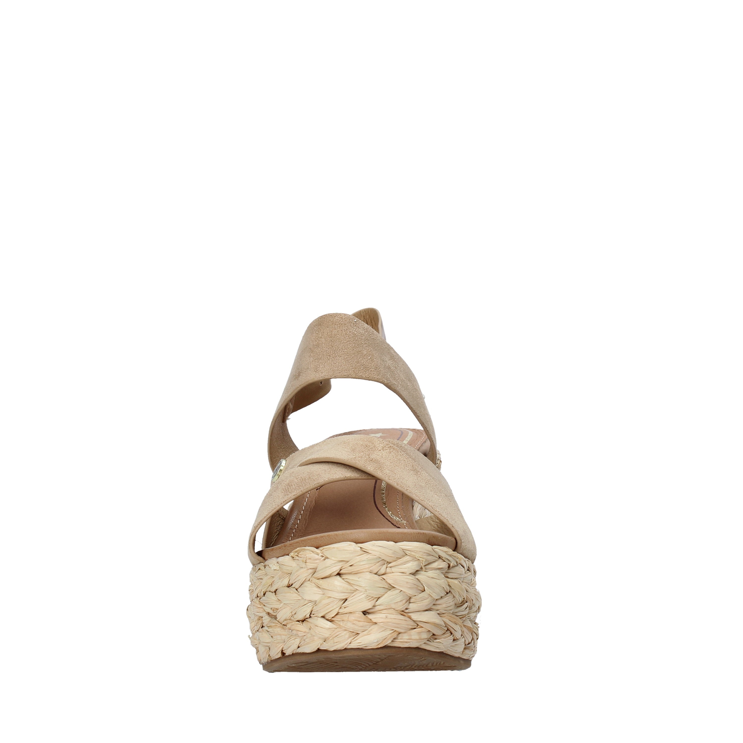 Sandali zeppa Beige Wrangler