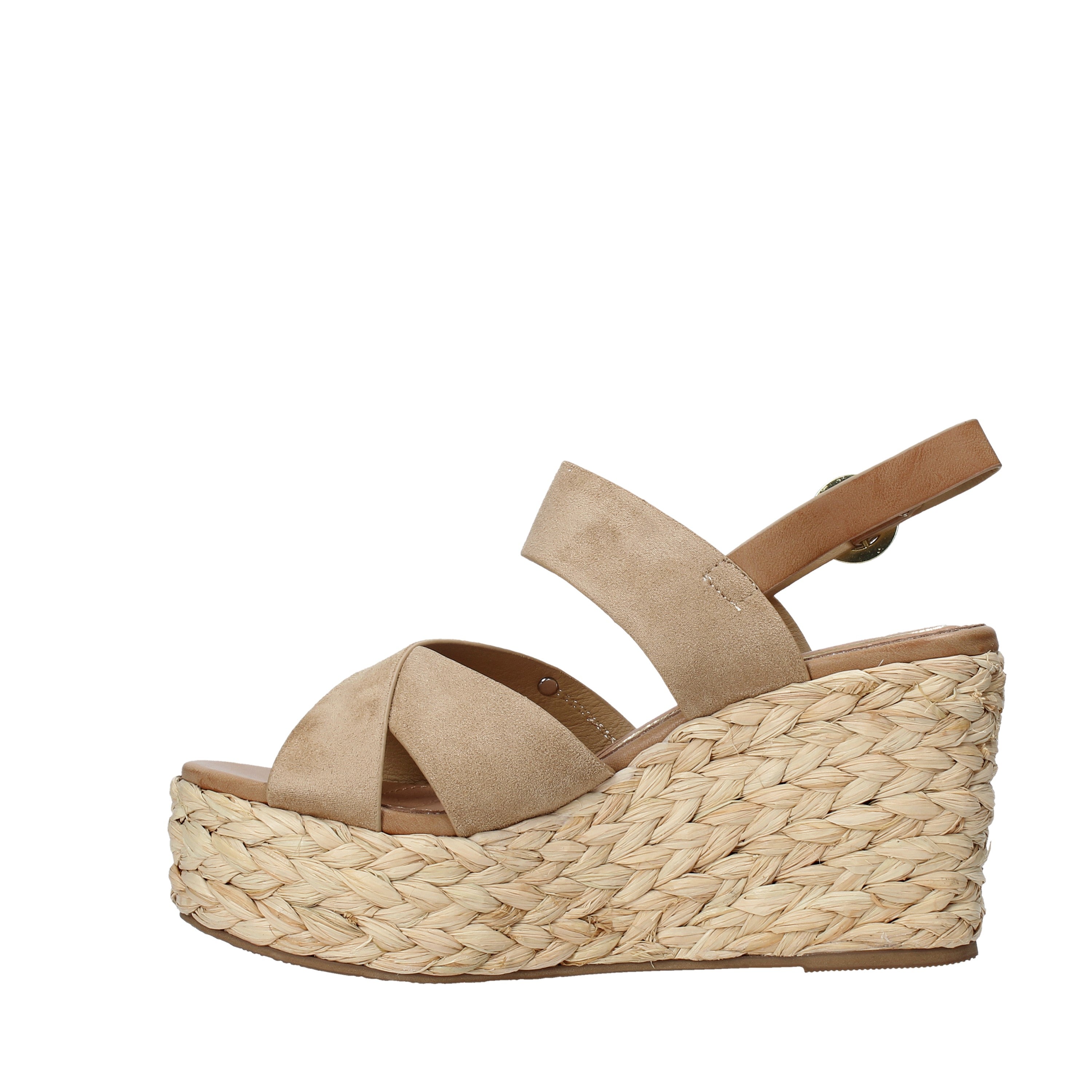 Sandali zeppa Beige Wrangler