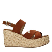 Sandali zeppa Marrone Wrangler