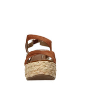Sandali zeppa Marrone Wrangler