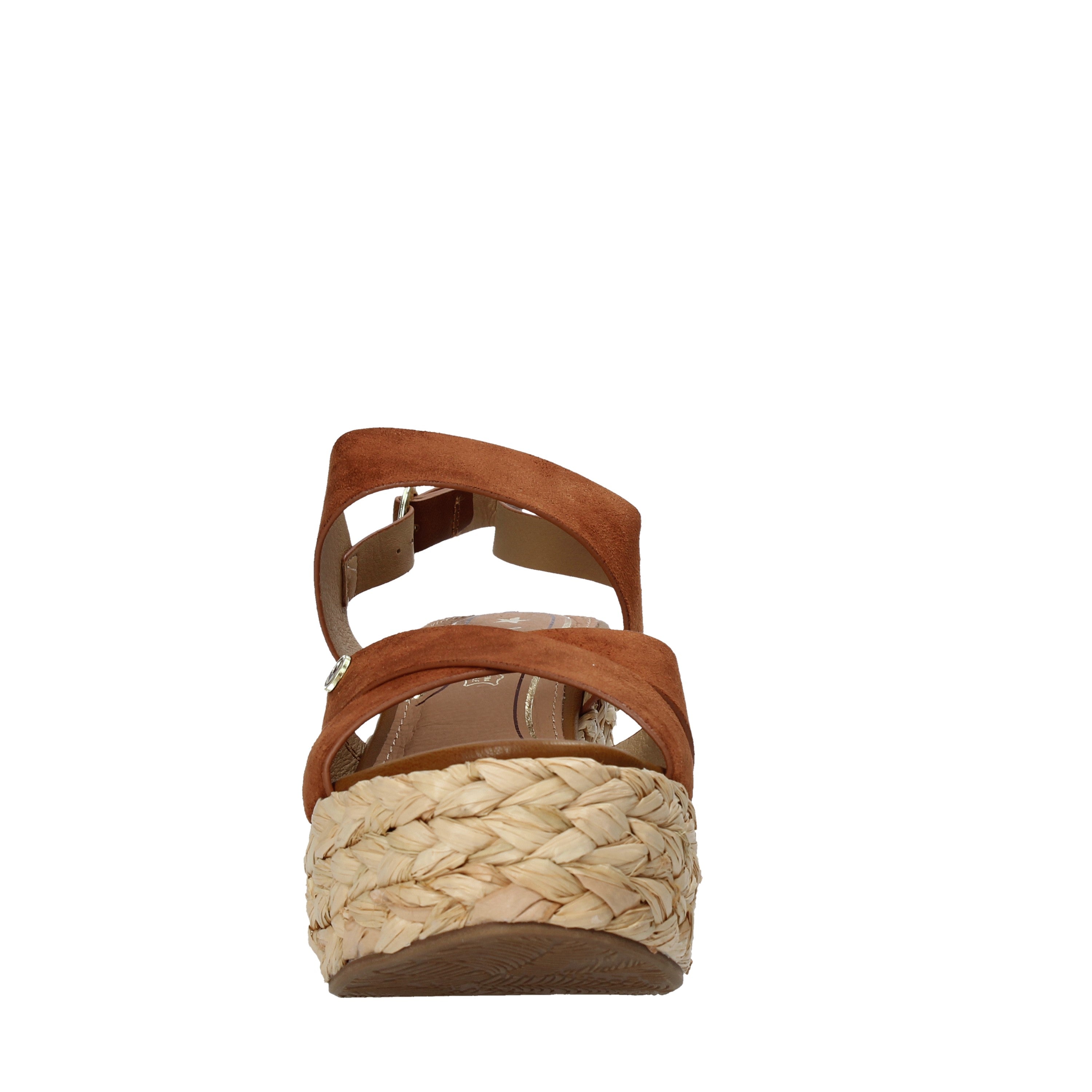 Sandali zeppa Marrone Wrangler