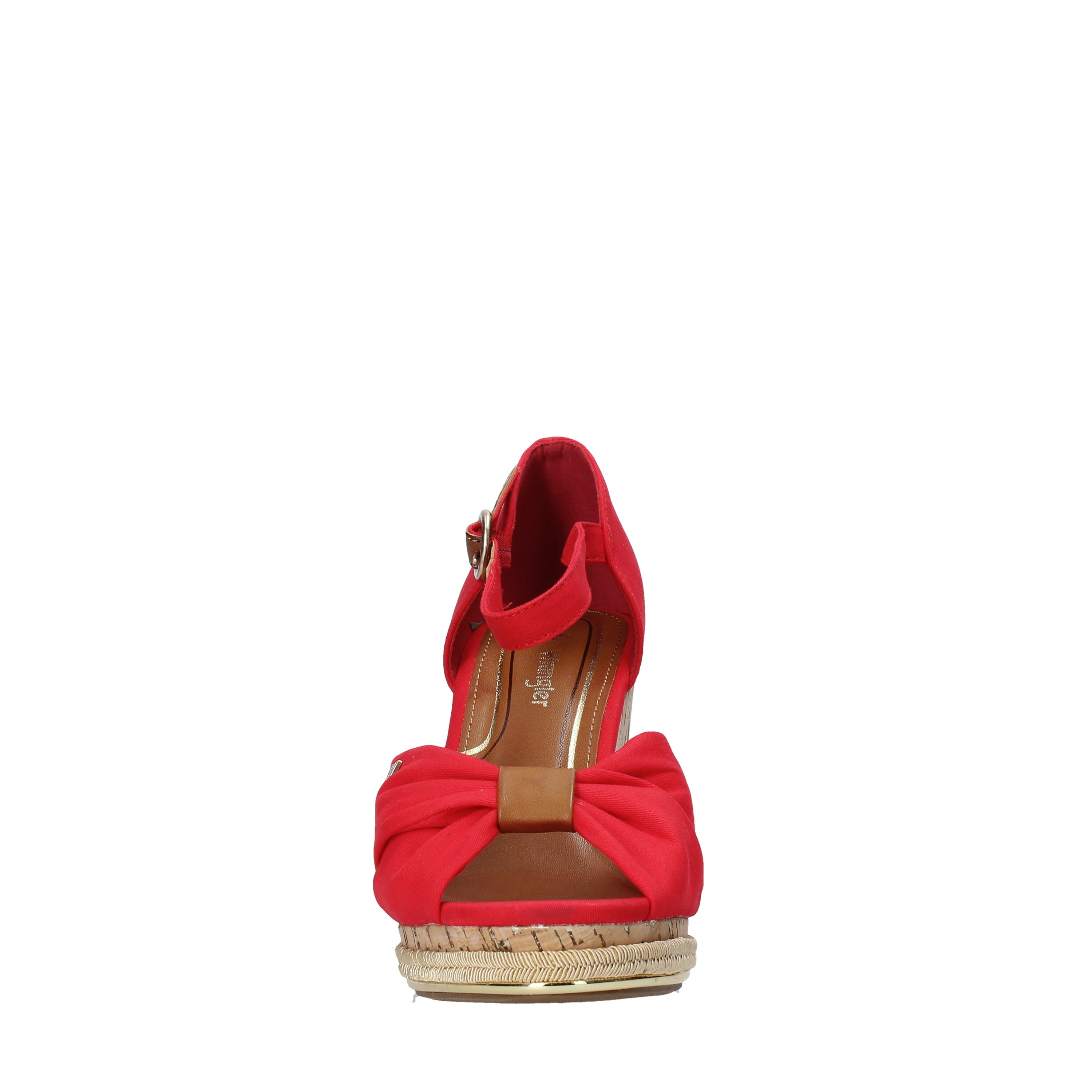 Sandali zeppa Rosso Wrangler