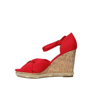 Sandali zeppa Rosso Wrangler