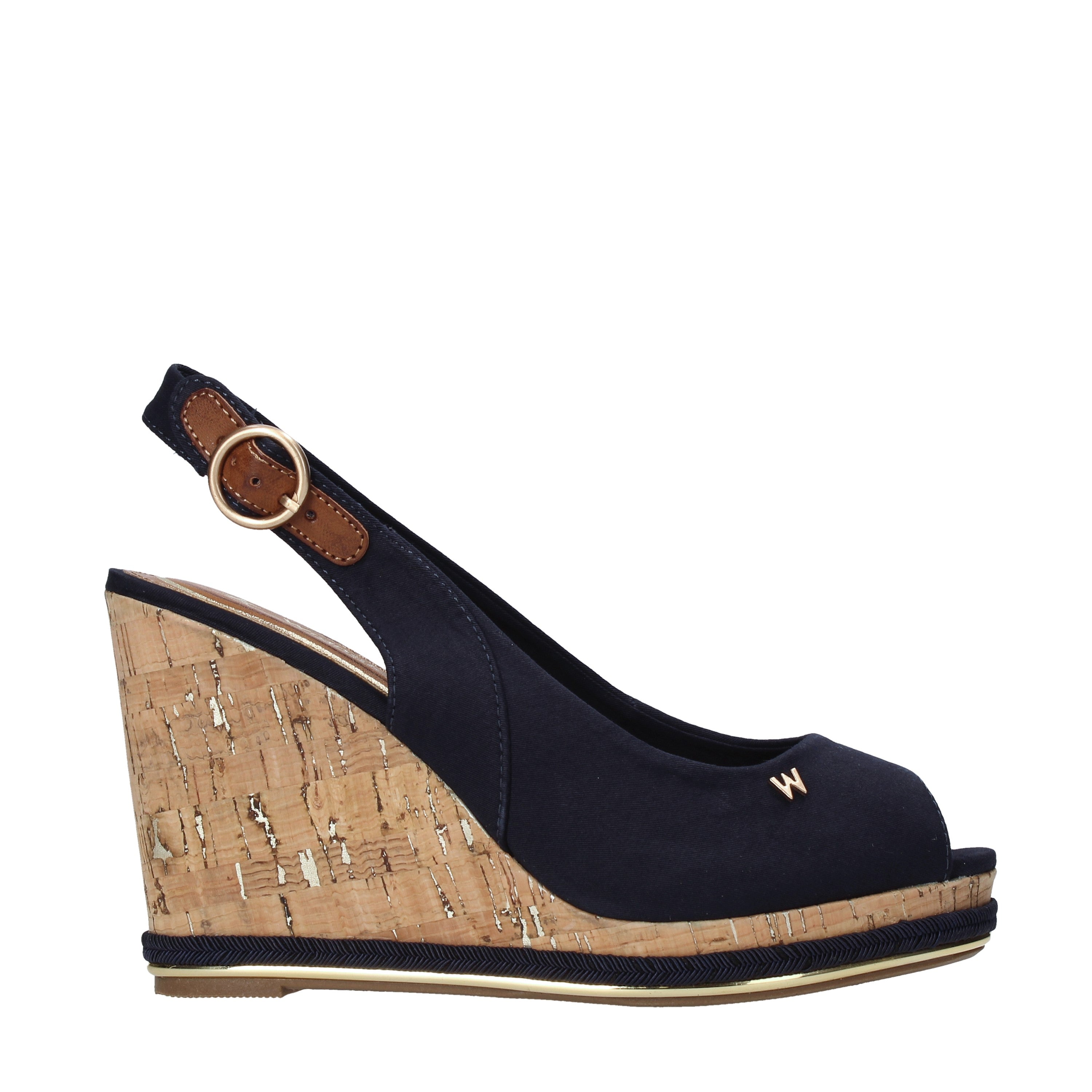 Sandali zeppa Blu Notte Wrangler