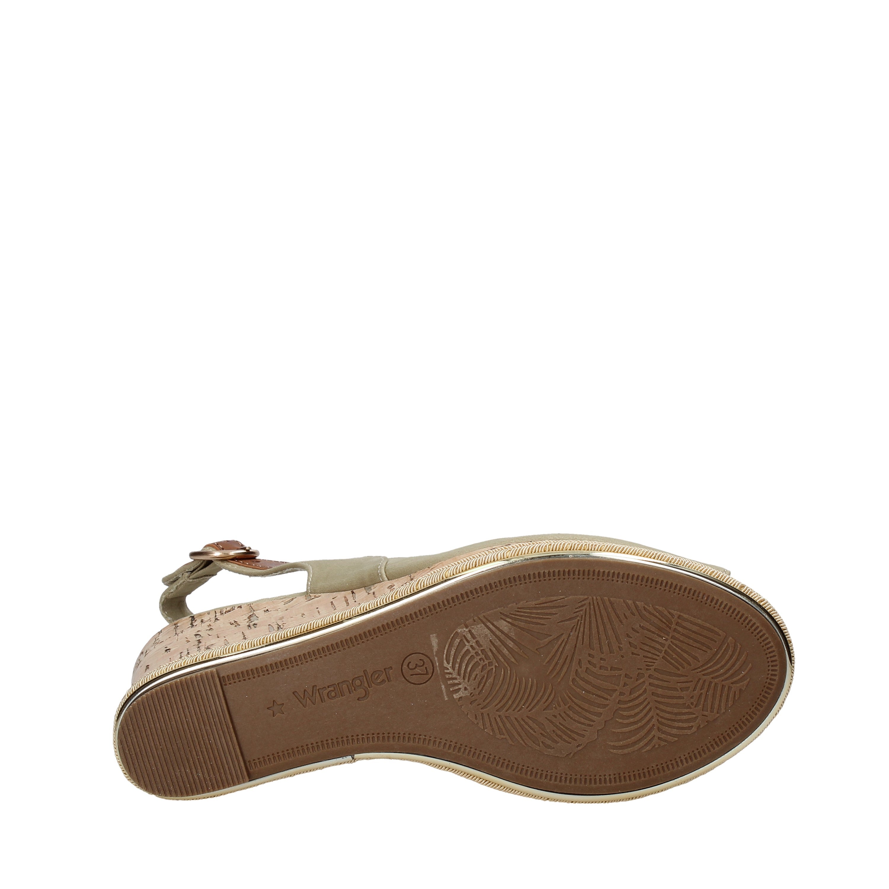 Sandali zeppa Nero Wrangler