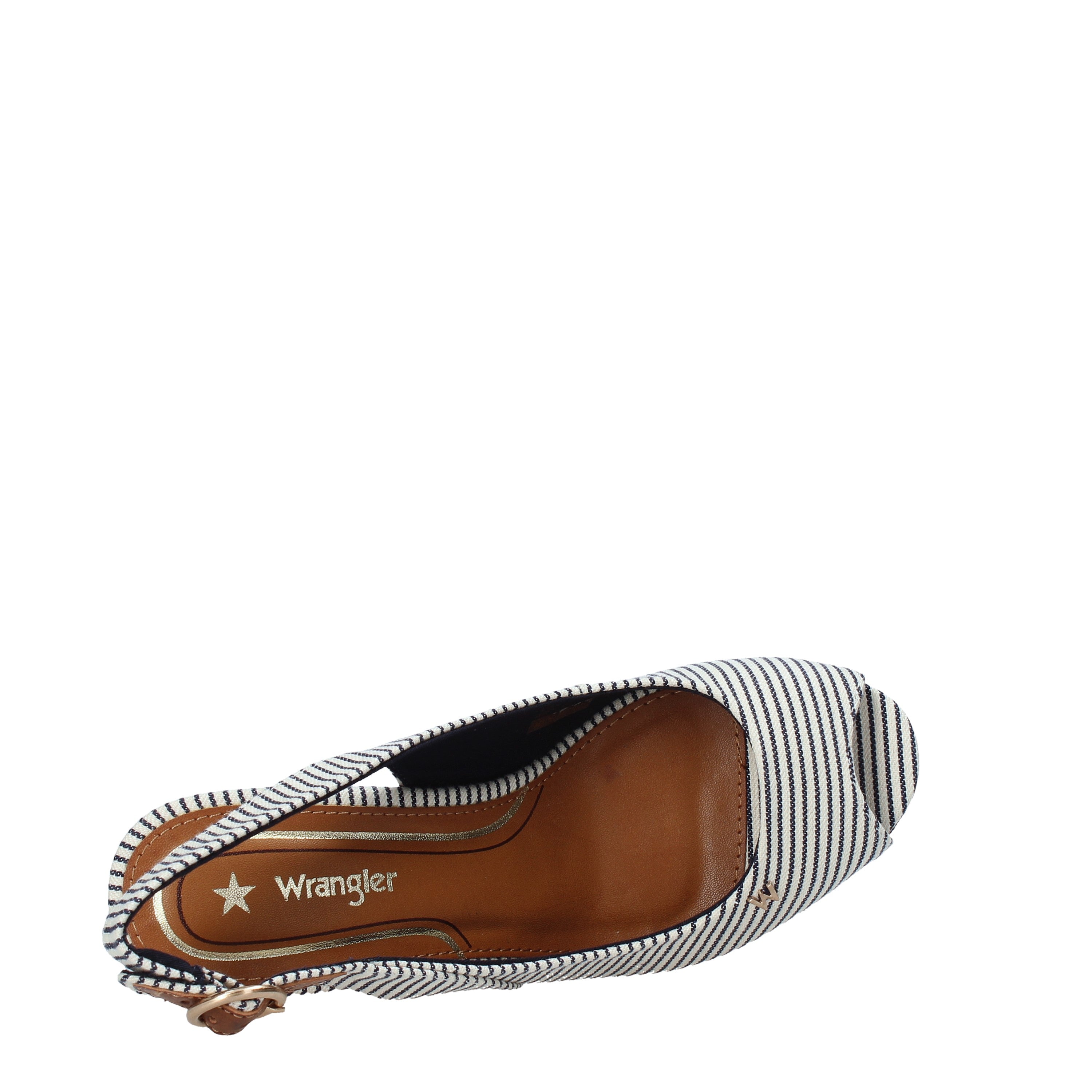 Sandali zeppa Beige Wrangler